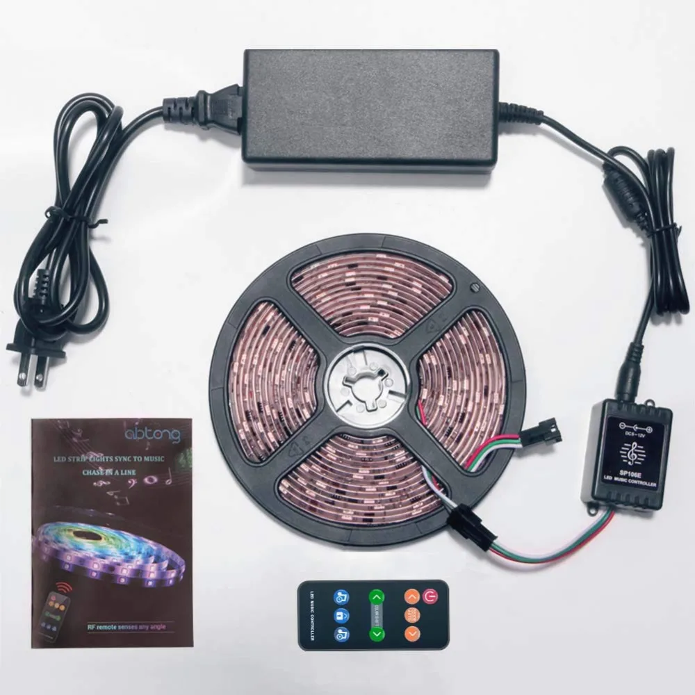 Led Strip Lights Sync to Music, 5M/16.54ft Chase Effect Led Lights Kit