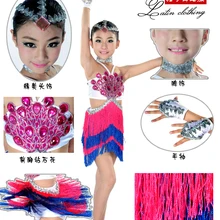 Хит, платье для латинских танцев с бахромой и цветком, костюм для танцевального конкурса, платье для вальса