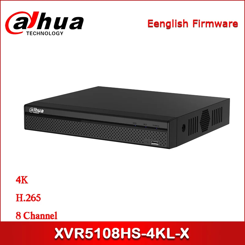 Ceny Dahua XVR5108HS 4KL X 8 kanał penta brid 4K kompaktowy 1U cyfrowy rejestrator wideo obsługuje HDCVI AHD TVI CVBS IP wejścia wideo