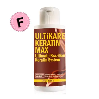 

2020 Mini Capacity 100ml Free Formaldehyde Brazilian Keratin Treatment Straightening and Make Shiny Smooth Hair Free Shipping