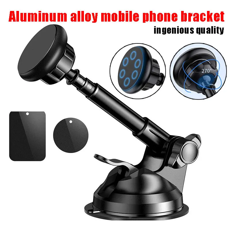 

Universal Magnetic Phone Holder for iPhone X/8//7/Plus Samsung Car phone Holder for Car Windshield Dashboard Mount With Cradle