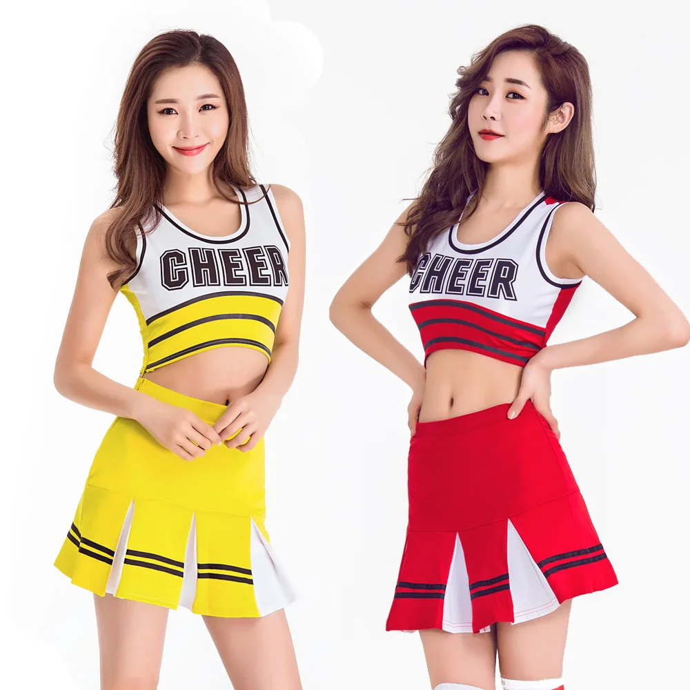 

AOA Japanese and Korean Stars Costumes Cheerleading Clothes Student Group Cheerleading Football Baby Clothing