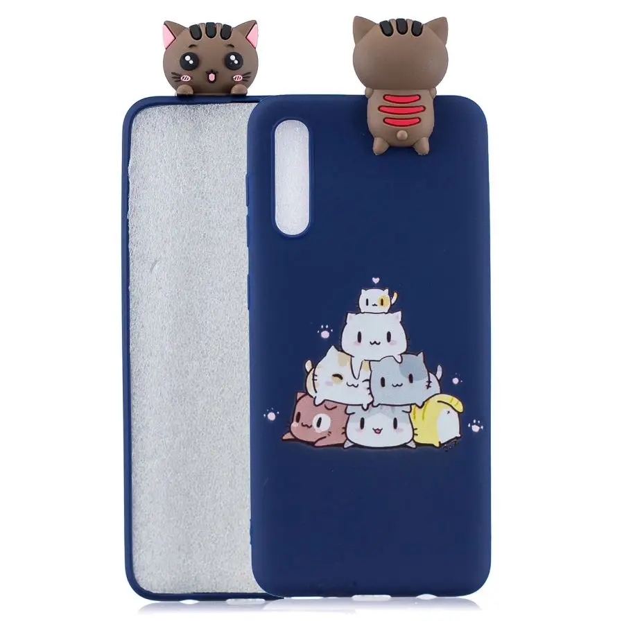 Для samsung A10 A20 A30 A50 Coque A40 A70 чехол силикон для samsung Galaxy A50 чехол M10 M20 M30 3D милый мягкий силиконовый чехол с рисунком из мультфильма из термопластика чехол - Цвет: A5