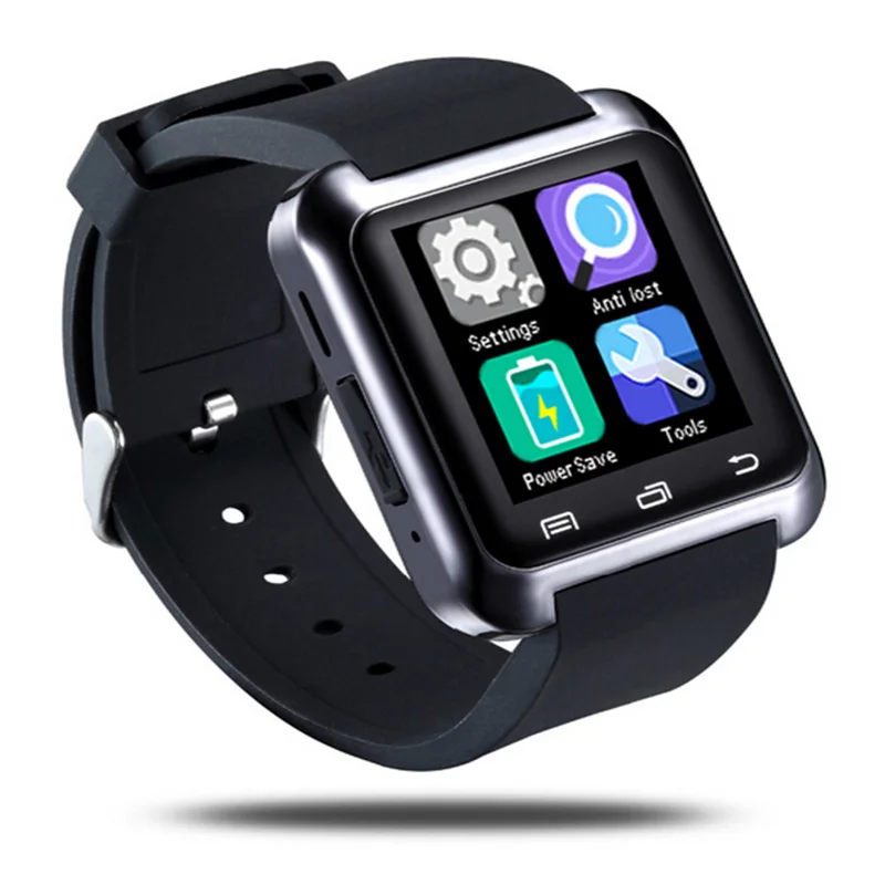Оригинальные умные часы U80 с Bluetooth наручные для Apple iPhone 55S 6 Plus Huawei LG Android Phone