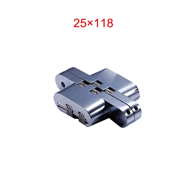 117X52X35mm Винты крепления из нержавеющей стали невидимые скрытые крестовые петли для деревянных дверей объятия-предложения - Цвет: 117X52X35mm