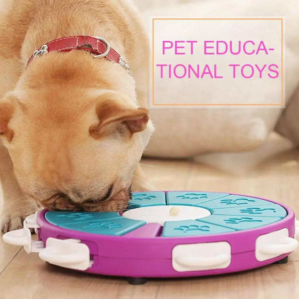 OLN интеллектуальная интерактивная игрушка для кормления собак питомец медленная кормушка анти-глотание прочный АБС здоровая пищевая миска Дрессировка собак для еды
