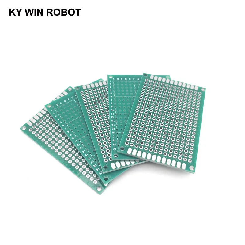 Arduino에 대 한 5pcs 4x6cm 40x60mm 단일 측면 프로토 타입 PCB 범용 인쇄 회로 기판 Protoboard