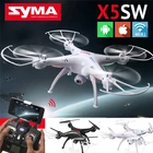 Save 52.09 on Syma X5SW FPV Explorers 2 2.4Ghz 4CH 6-Axis Gyro RC Headless Flying Quadcopter Drone with HD Wifi Camera RC Drone Black White
