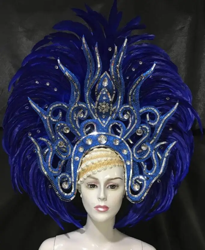

Brazil Rio Spanish Cuba Santiago Havana Venice Dionysia carnival Float Mask dress masque ball costume samba plumage plume Headd