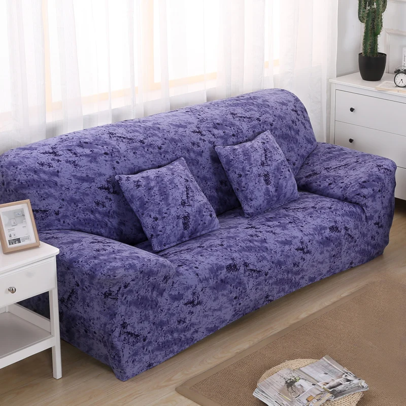 Comprar De inyección de tinta patrón elástico Universal sofá cubre transversal tiro sofá esquina casos de la cubierta para muebles sillones casa Decoración