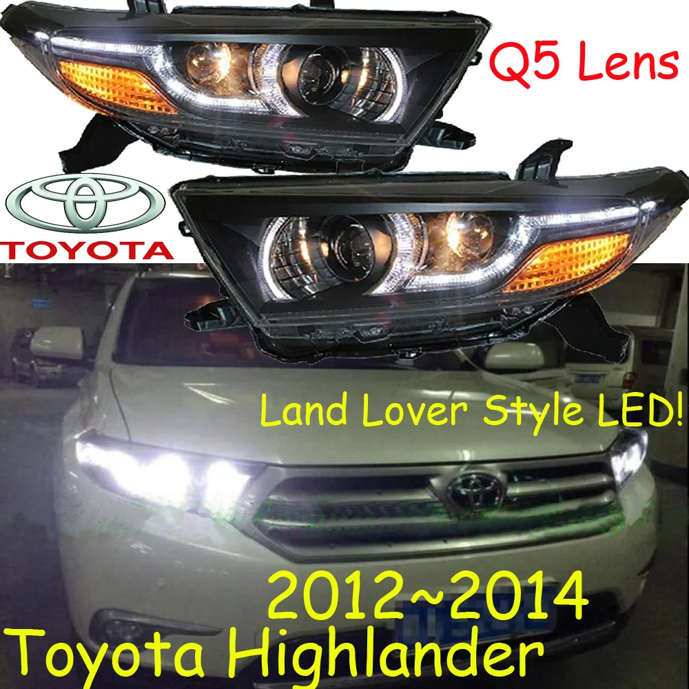 Highlander headlight 2012 2014 2008 2011 Free ship Highlander fog light 2ps set 2pcs Ballast Highlander