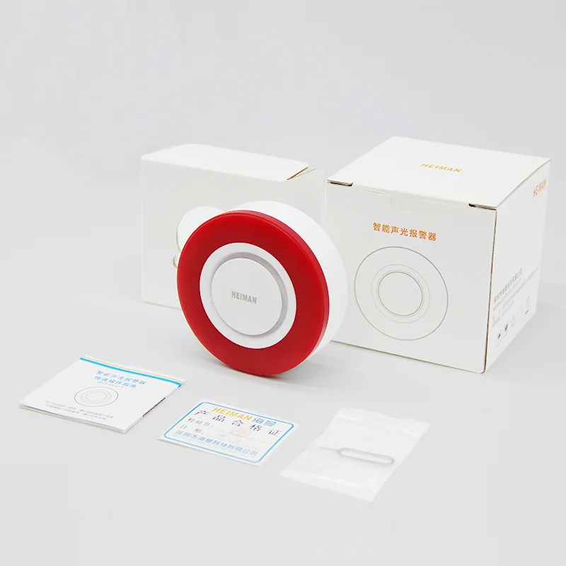Sons para Ameaçar Chifre com 95db Frete Grátis Heiman Zigbee Strobe Flash Sirene Grandes Ladrão 4 chifre com 95db grandes sons para ameaçar ladrão