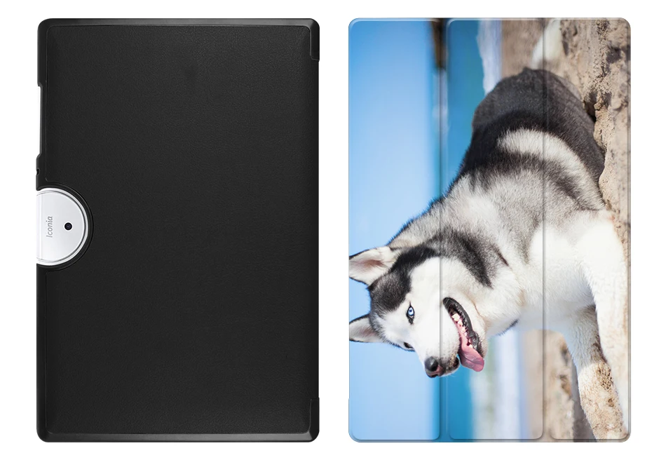 Кожаный чехол MTT с рисунком собаки хаски для acer Iconia one B3-A40 10,", подставка для планшета, откидной Магнитный чехол для acer B3 A40