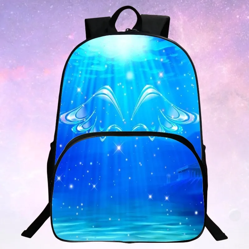 Cool 2016 New Polyester 100 Prints Starry Sky Baby Boys School Bag