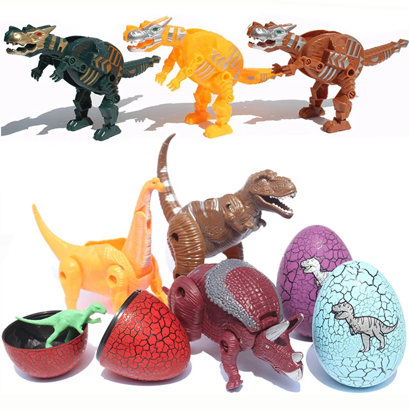 

Deformation Dinosaur Mechanical Dragon Dinosaur Egg Toy Simulation Deformation Dinosaur Model Plastic Toy Boy Gift Fun Surprise