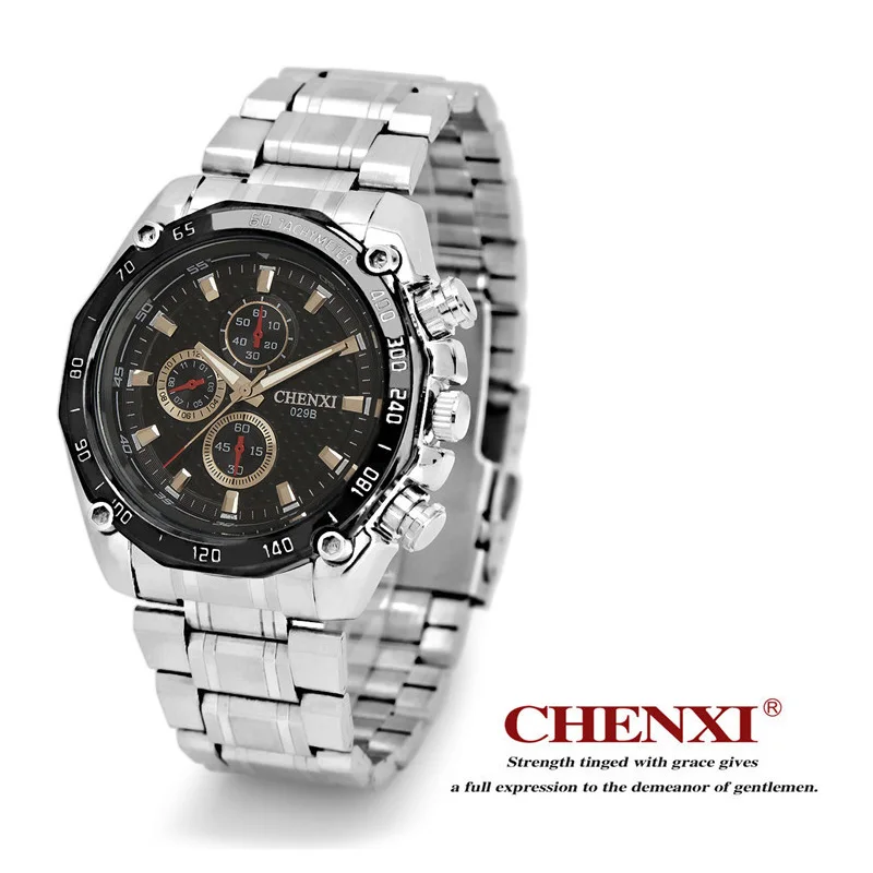 

Hot Sell CHENXI Brand Luxury Men Quartz Watch Fashion Clock Sport Male Military Watches Waterproof Relogio Masculino Reloje