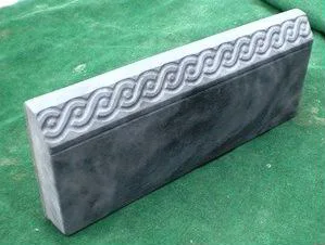 Plastic molds for concrete Border stone for garden "Byzantium" Plaster Stone Tiles Hard ABS Plastic Decor Garden