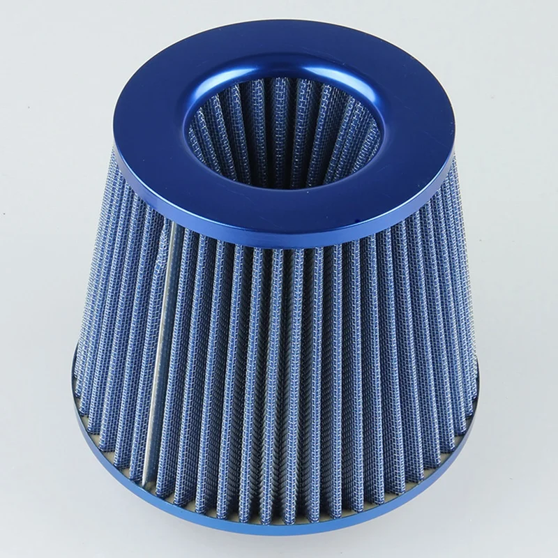 

New Universal Car Air Filter Vehicle Modified High Flow Mesh Cone Cold Air Intake Accessories