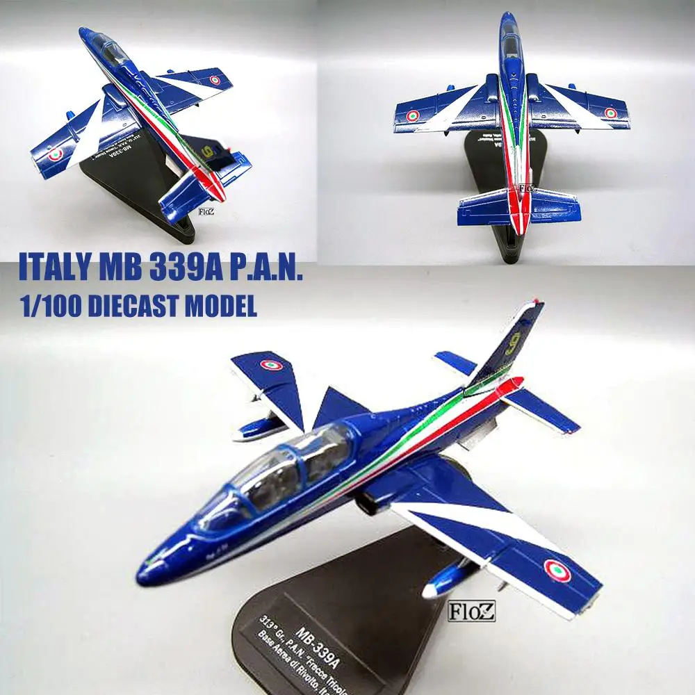 Италия MB 339A P.A.N. 1/100 литье под давлением модель самолета ITALERI |