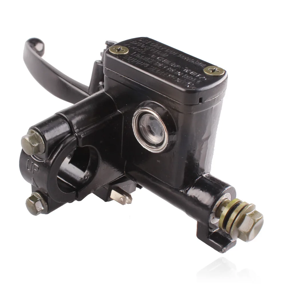 

New Arrival 22mm Aluminum Alloy Left And Right ATV Quad Dirt Bike Brake Master Cylinder Clutch Lever 50 70 90 110 125CC Black