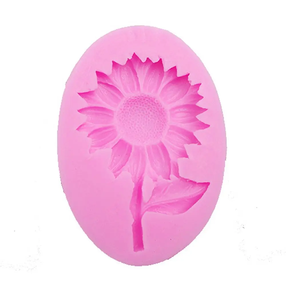 B1023 Plants vs zombies sunflower silicone mold Cake fondant decoration