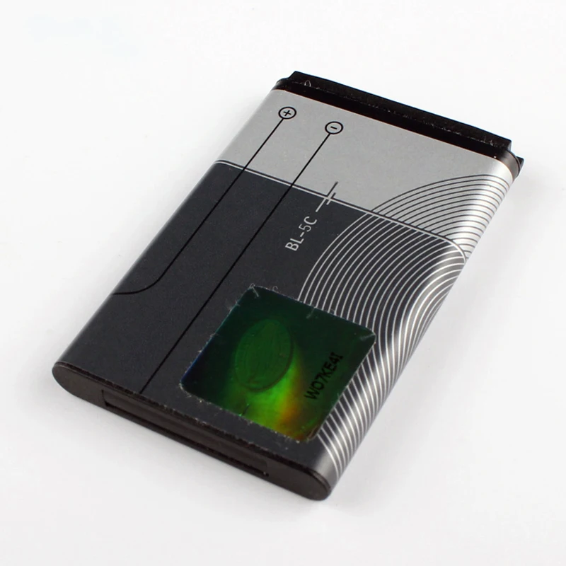

Original BL-5C phone battery for Nokia 6230i N72 N70 5130 2610 C2-01 C2-02 C2-03 C2-06 X2-01 5130 6267 7610 E50 3208C