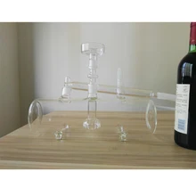 Большой стеклянный кальян MP5X толстый прочный кальян табак ароматизатор чаша наргиле Адаптер большой шар вниз стволовых срез супер роскошный chicha