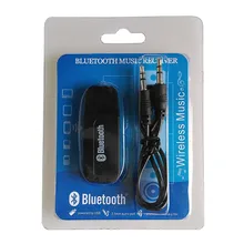 1PCS Mini 3.5mm AUX Dongle USB Portable Stereo Wireless Bluetooth Music Audio Receiver Adapter for Car Free shipping&Wholesale