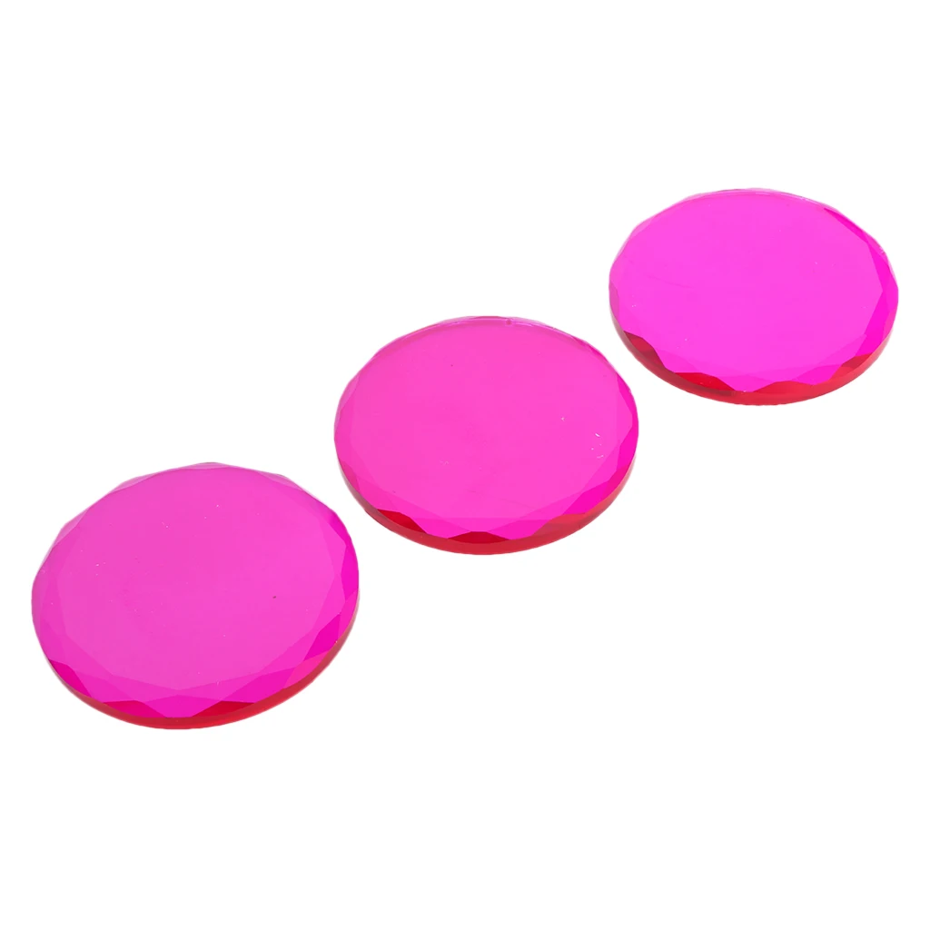 3Pcs Professional Crystal Adhesive Glue Holder Pallet Stones For Fake Eyelashes Extension Makeup Cosmetic Tool