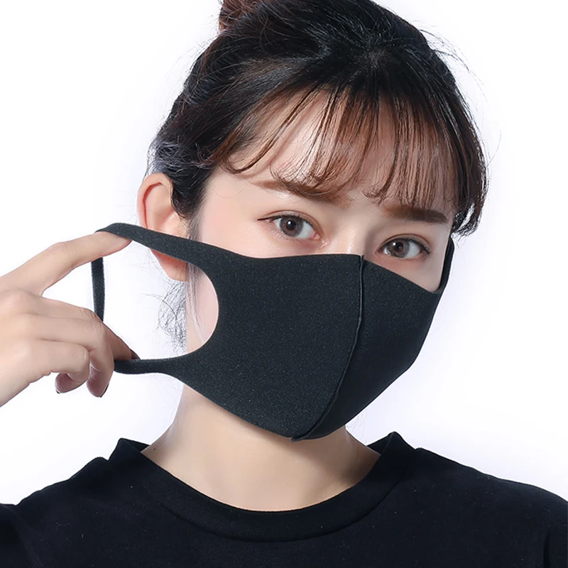 Горячая трехмерная ледяная шелковая Пыленепроницаемая маска для лица моющаяся тонкая 3D летняя Солнцезащитная дышащая унисекс