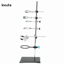 Laboratory-Clamp Stands 600mm Lab-Clips 1set School