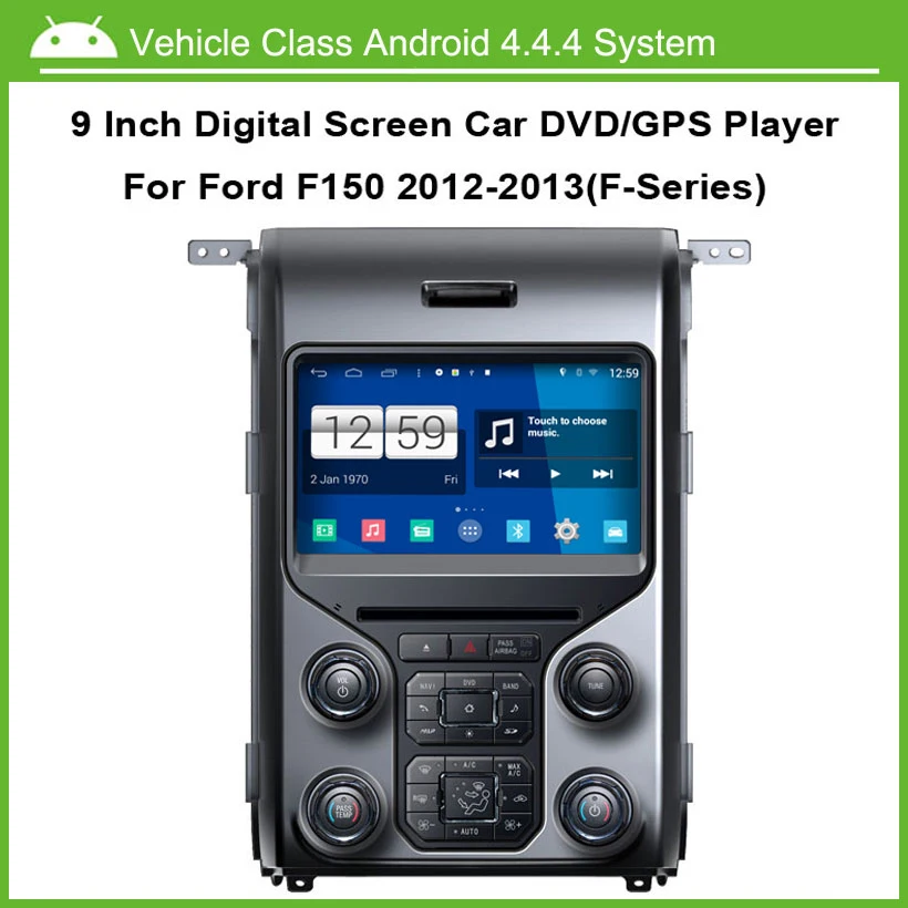 Android Car DVD Player For Ford F150 2013 GPS Navigation Multi touch Capacitive screen 1024 600