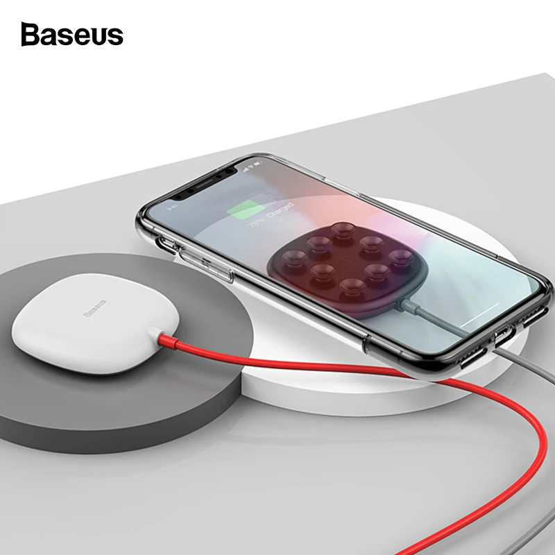 

Baseus Spider Suction Cup Wireless Charger For iPhone XS Max XR X S Portable Fast Wireless charging Pad For Samsung Note 9 8 S9+