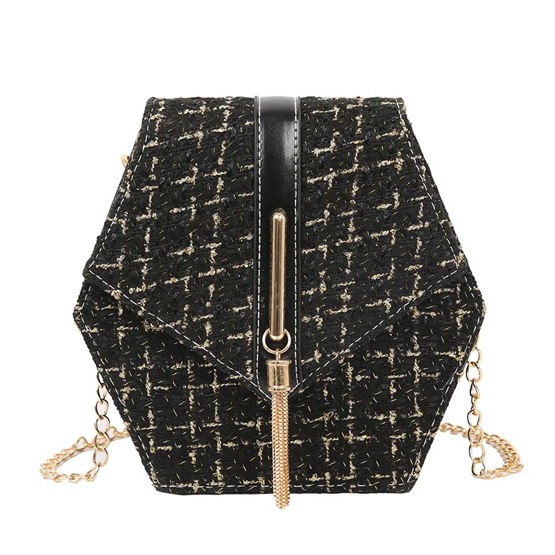 

2019 Fashion Plaid Women Bag Leather Handbags PU Shoulder Bag Small Flap Crossbody Bags for Retro Women Messenger Bags