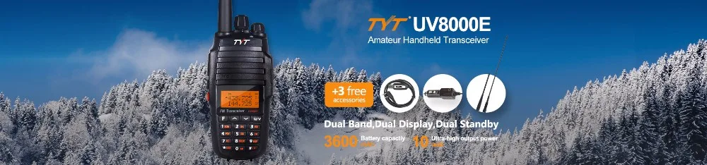 2 шт. Baofeng GT-3TP Mark III 8 Вт Dual Band V/UHF Dual-standby Ham двухстороннее Радио рация 3800 мАч батарея трансивер