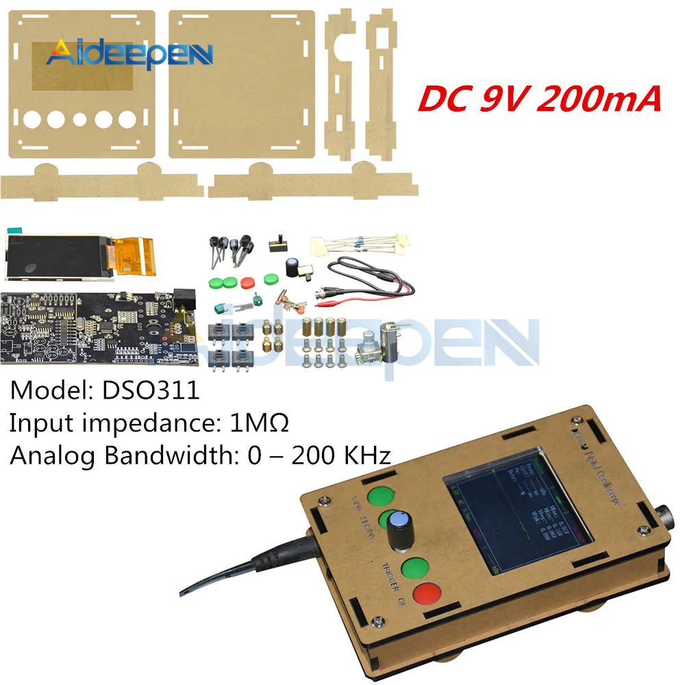 Digital Oscilloscope DSO311 Mini Portable Oscilloscope Fully Assembled