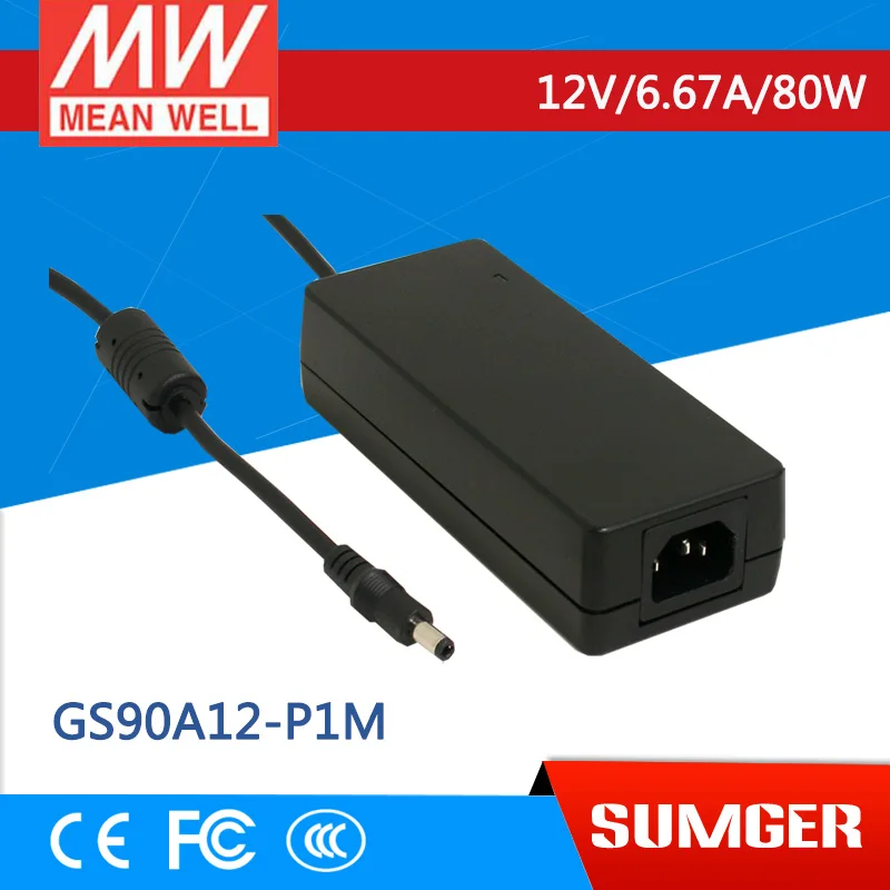 [CB]MEAN WELL original GS90A12 P1M 5Pcs 12V 6.67A meanwell GS90A 12V