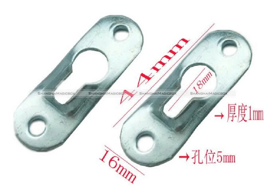 20x Heavy Duty Flat Keyhole Picture Frame Hangers Two Hole Hanging
