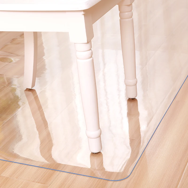  Wooden floor protection mat PVC transparent non-slip waterproof Yoga mat Office chair coffee table 
