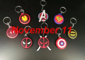 

Lot 20Pcs Cartoon Key Chain PVC Anime Batman Key Ring Kid Toy Pendant Keychain Holder Xmas Gift SM575