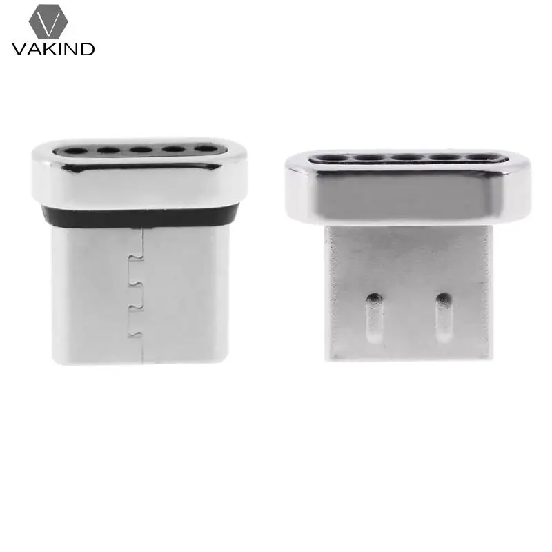 

Resistant Rust Type-c Micro USB Magnetic Data Cable Port Aluminum Metal Type C Micro USB Fast Quick Charging Connector Adapter
