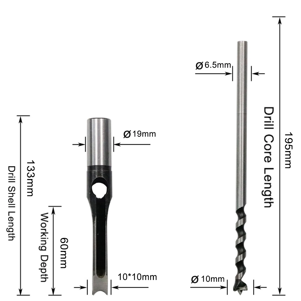 6-20 мм сверло с квадратным отверстием сверло с квадратным шнеком глаза долбежное стамеска для работы с деревом инструменты для столярных сверл