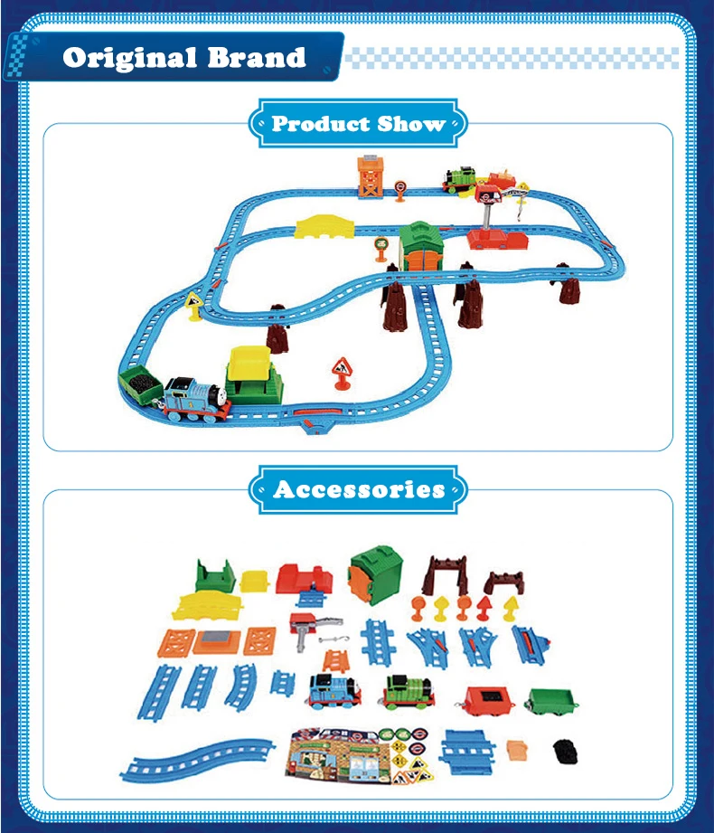 Аниме Томас и Друзья игрушечная железная дорога литье под давлением Brinquedos поезд трек аксессуары CGW29 Томас для детей подарок на день рождения