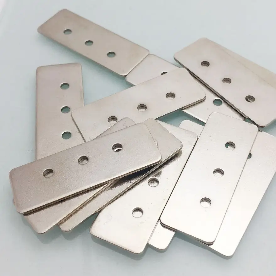 

Steel plate 50pcs/pack 35x13x1mm steel sheet special packing box accessories block and block high quality steel, NOT magnet