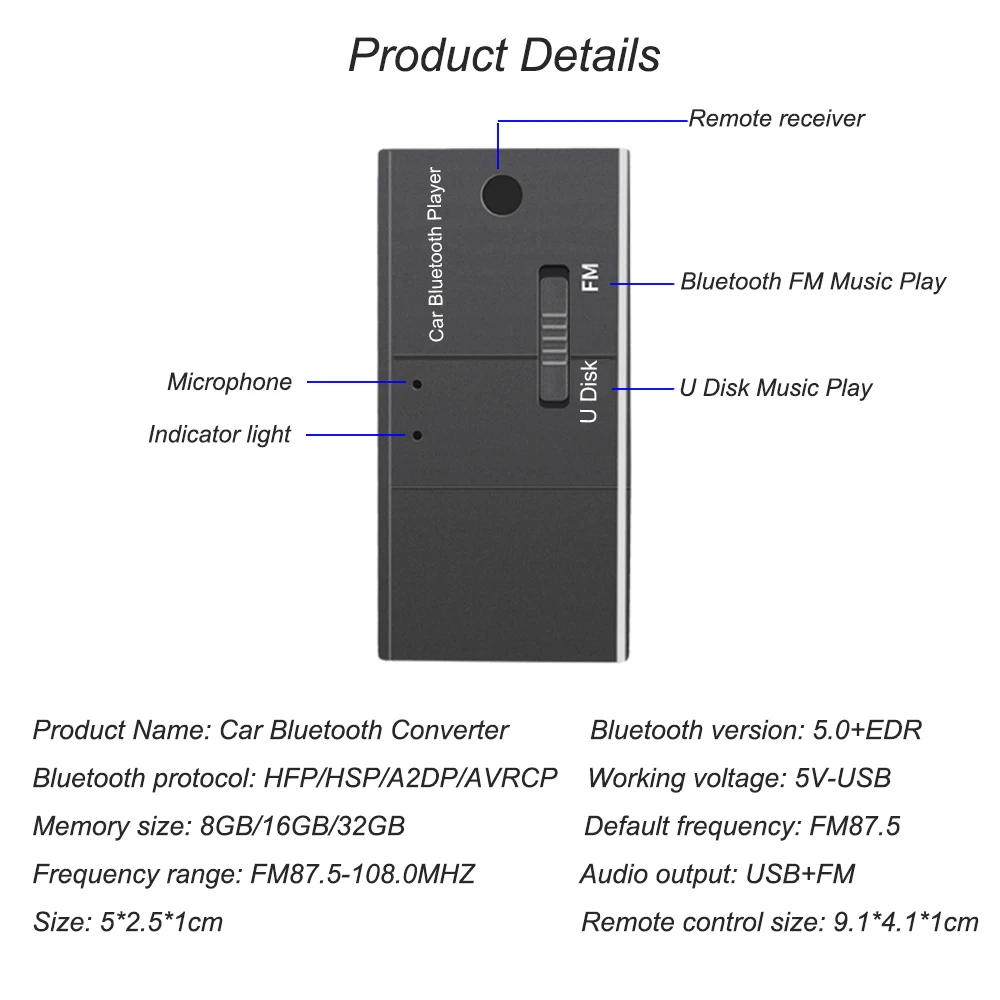 Bluetooth U Disk FM 4
