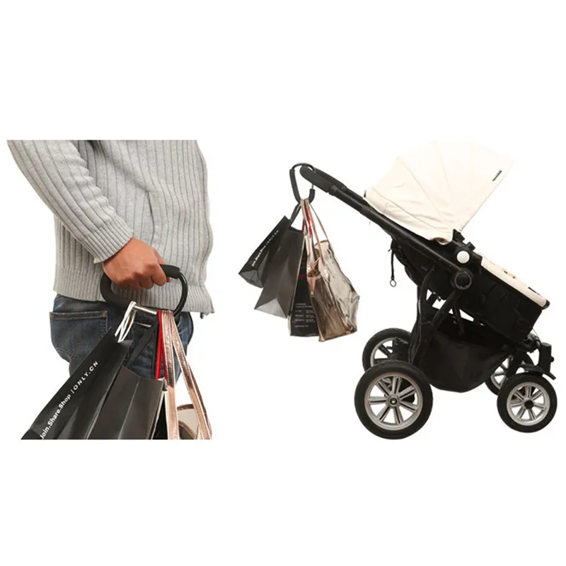 Pram Hook Baby Stroller Hooks Shopping Bag Clip Carrier Pushchair Hanger Useful 