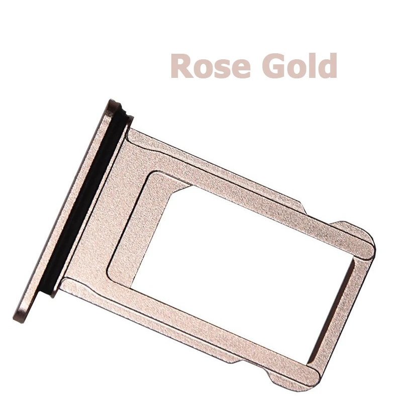 

NYFundas SIM Card Tray Holder Nano Slot Replacement Adapter for iPhone 7 Plus 7plus Repair Parts Jet Black Rose Gold Silver 2016