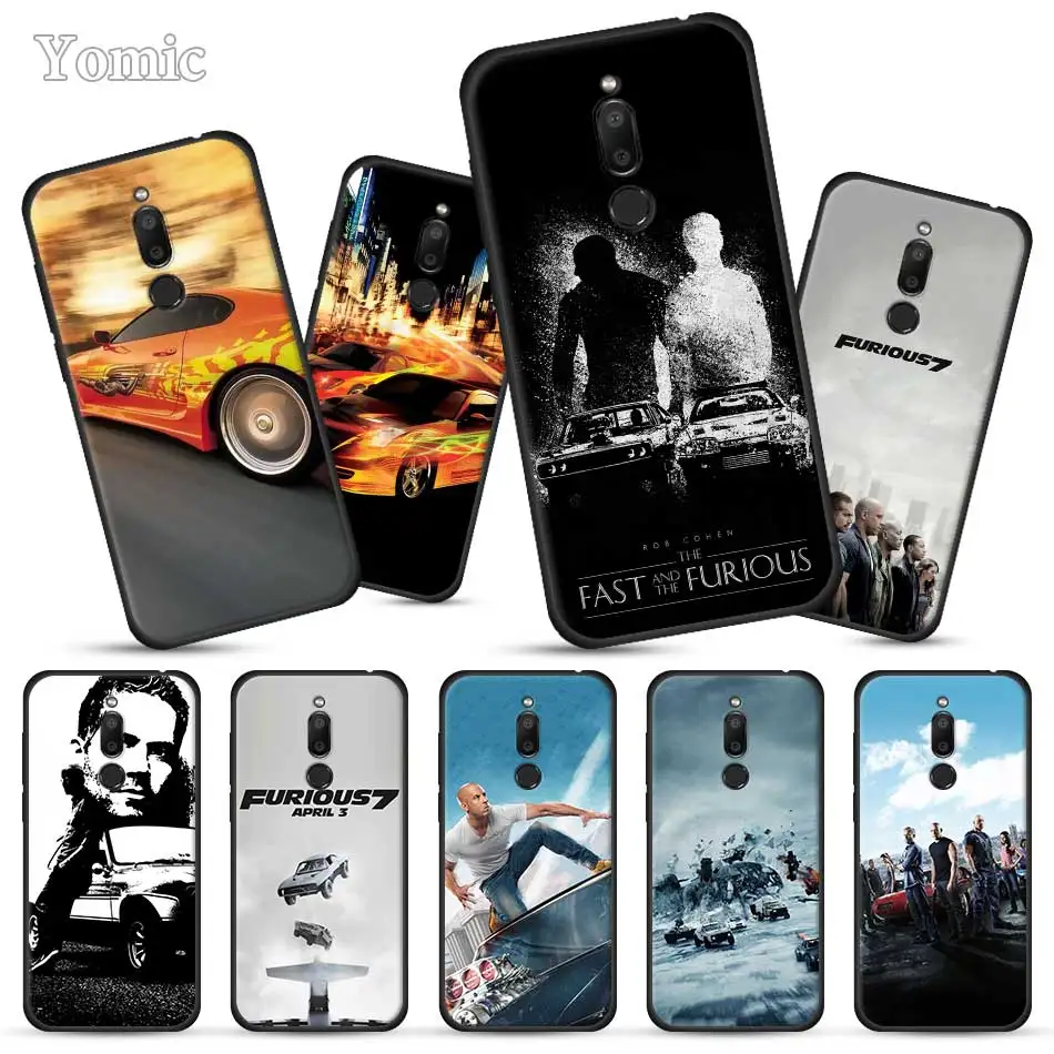 

Fast Furious Black Case for Meizu M6T 16Xs 16S 16th 16X 16 Full Protective Back Cases Silicone Phone Case Cover