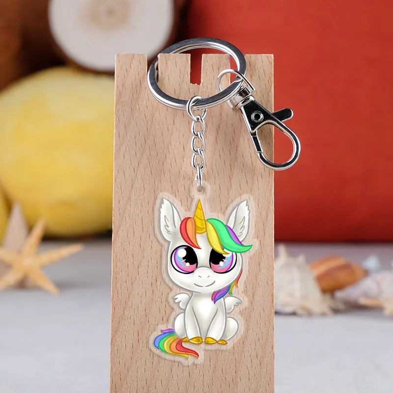 Anime My Little Pony: Friendship Is Magic Keychain American Cartoon
Fluttershy AppleJack Car Key Holder Chain Pendants Keyrings