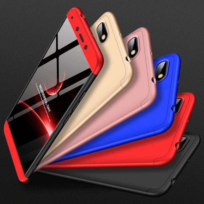 360 Full Cover For Xiaomi Redmi 6 Pro S2Y2 Note5 Luxury Hard Plastic Matte Case For Redmi 4X 5A Y1 5Plus Funda + Tempered Glass (14)